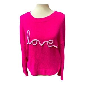 NWT “LOVE” Sweater by Major Label Group